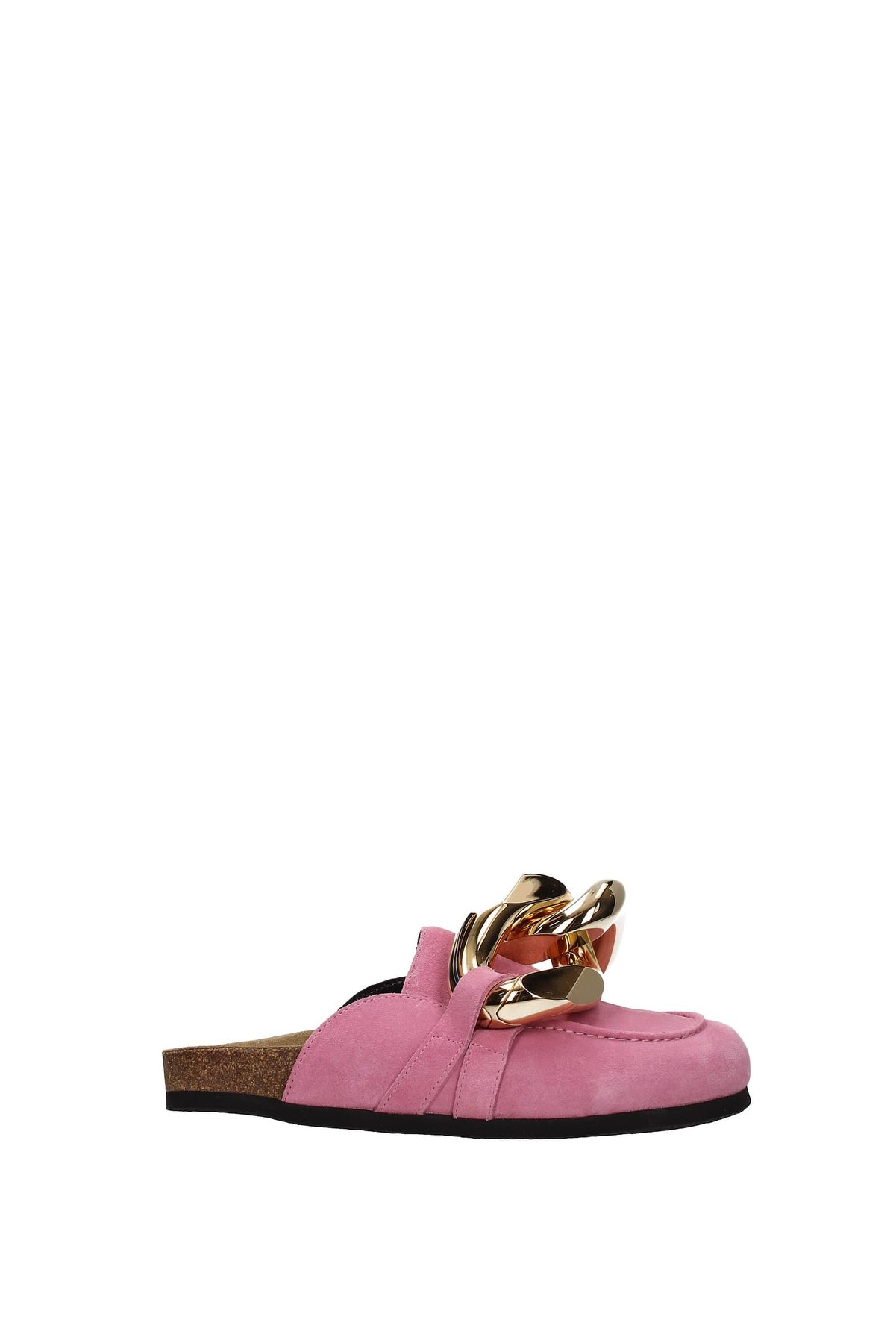 Jw Anderson Chunky-chain Embellished Mules In Pink | ModeSens