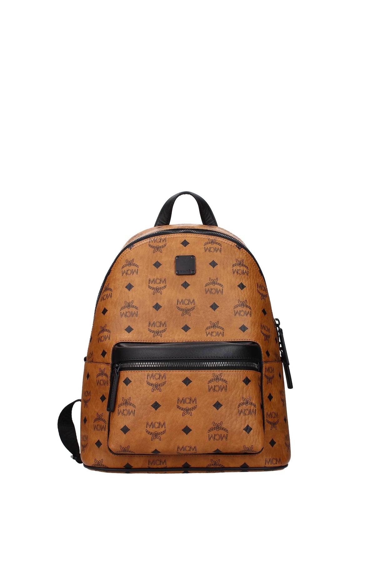 Mcm Backpack And Bumbags Leather Cognac In Brown