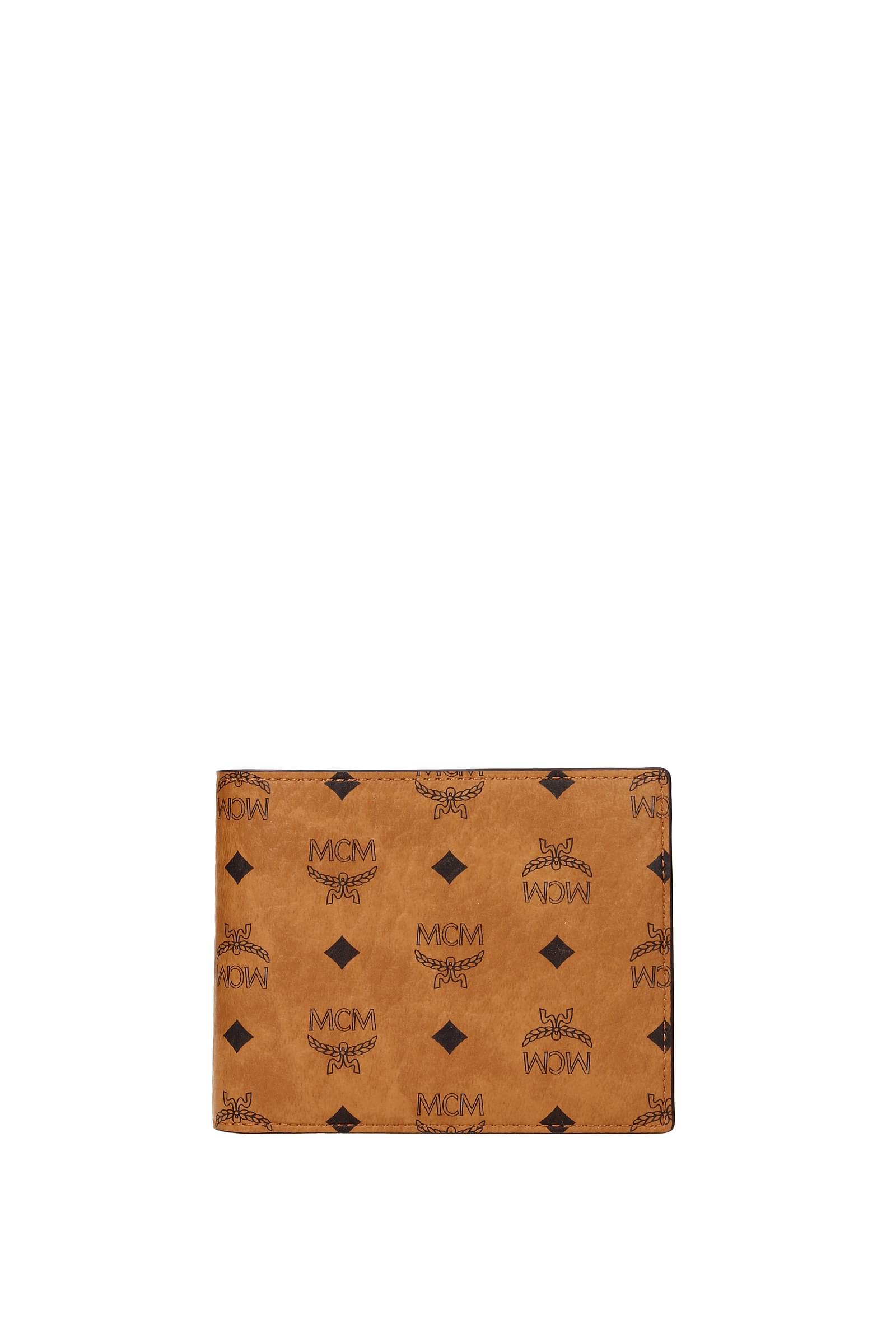 Mcm Wallets Leather In Brown