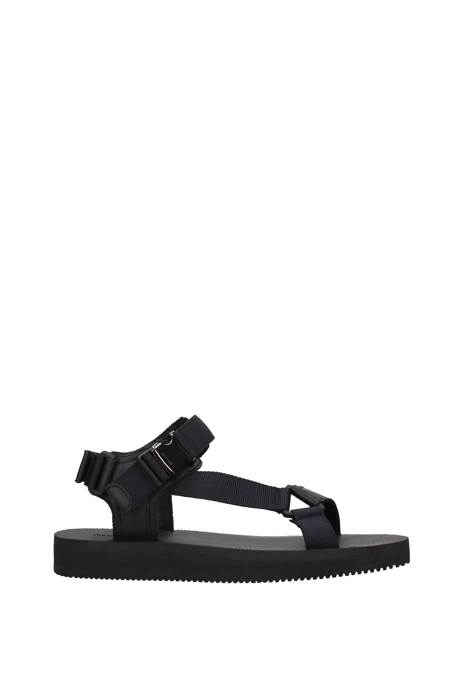 Moncler Sandals Flavia Fabric In Black | ModeSens