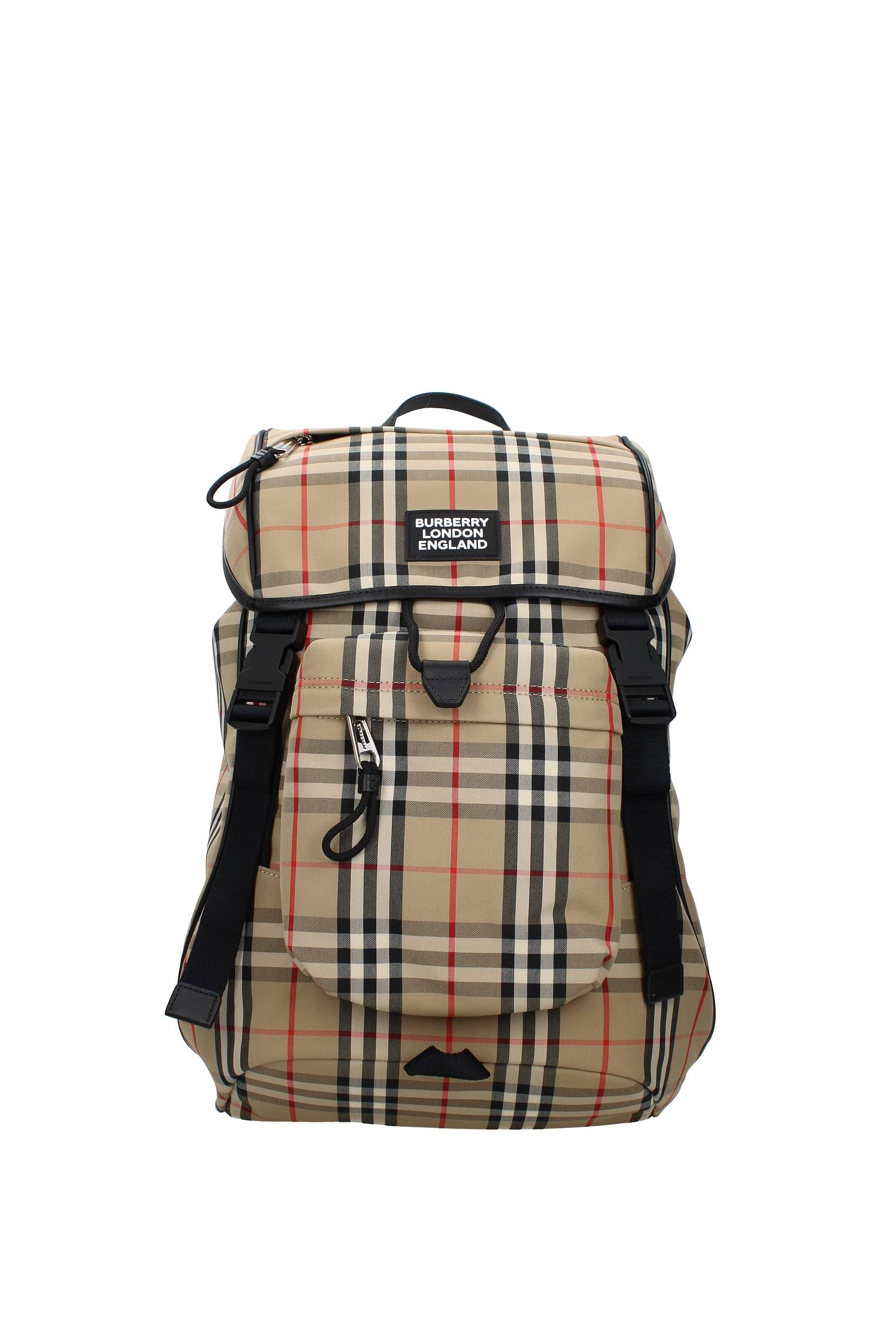 Burberry Backpack And Bumbags Fabric In Beige