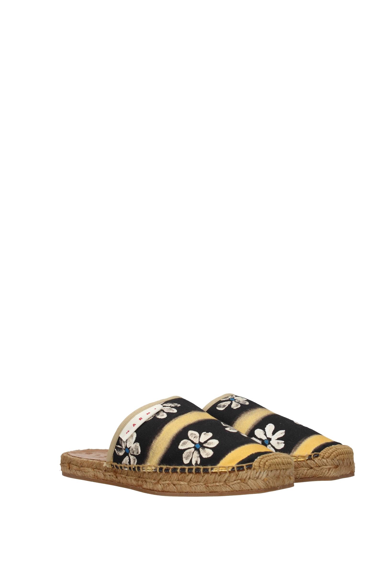 Marni Slippers And Clogs Fabric Black | ModeSens