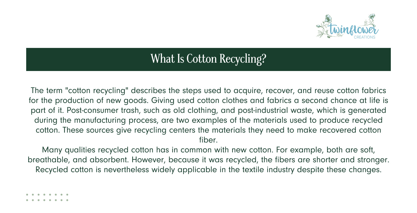 What Is Cotton Recycling?