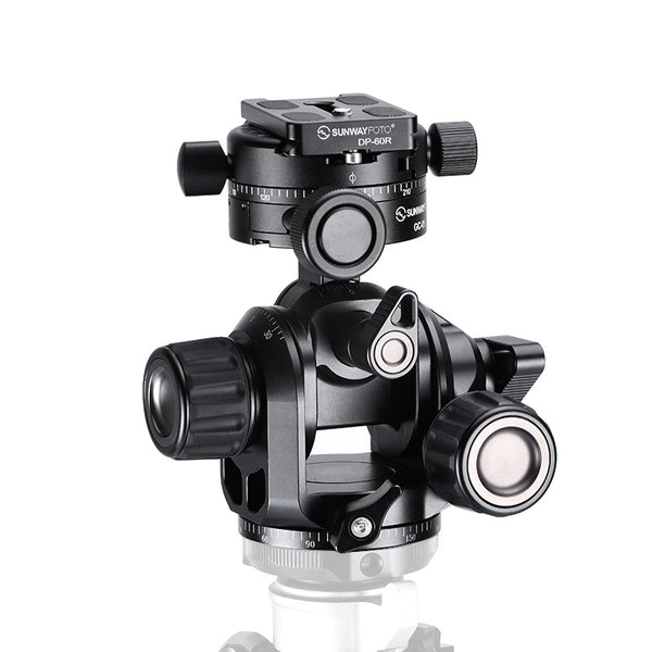 GH-PRO II 3-Way Geared Tripod Head