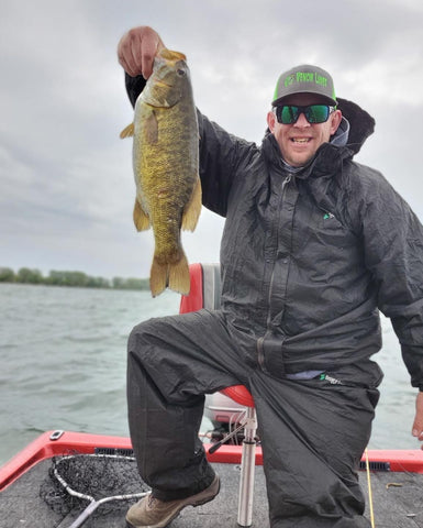 man holding fish