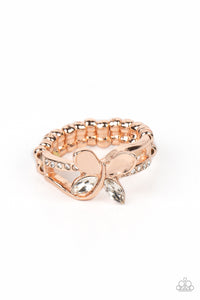PAPARAZZI | Fetching Flutter - Rose Gold | Butterfly Ring