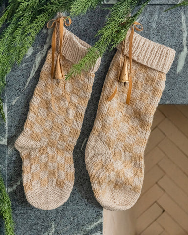 checkered stocking