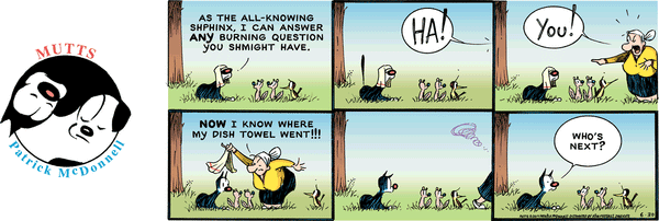 June 30, 2019 MUTTS Comic Strip