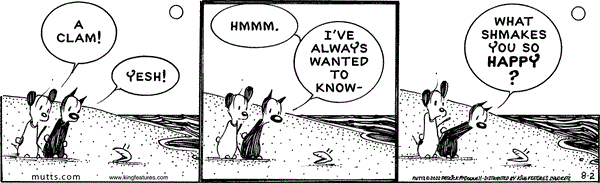 August 2, 2022 MUTTS Comic Strip