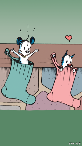 MUTTS December 2023 Digital Wallpaper Download for Mobile