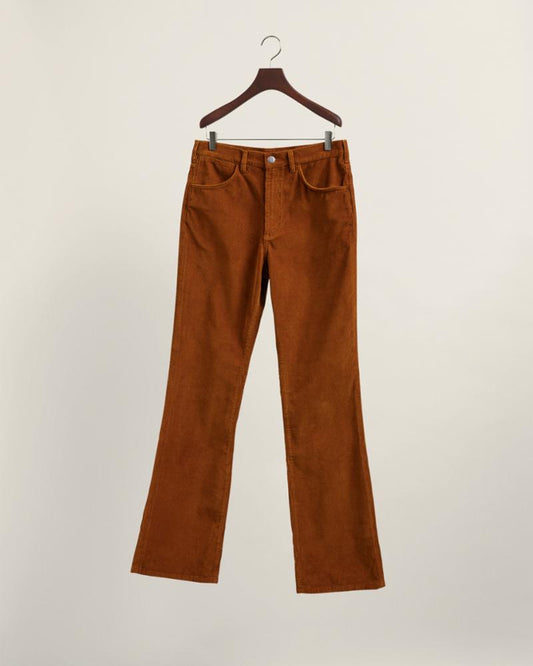 Cambio Jeans Norah Womens Pants Size 6 Beige Corduroy Bootcut Slacks Cotton
