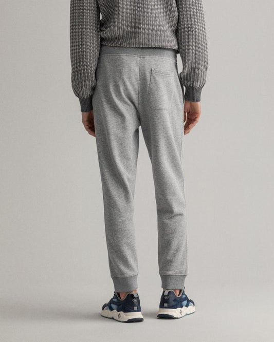 GANT ARCHIVE SHIELD PANT - Tracksuit bottoms - grey melange/grey