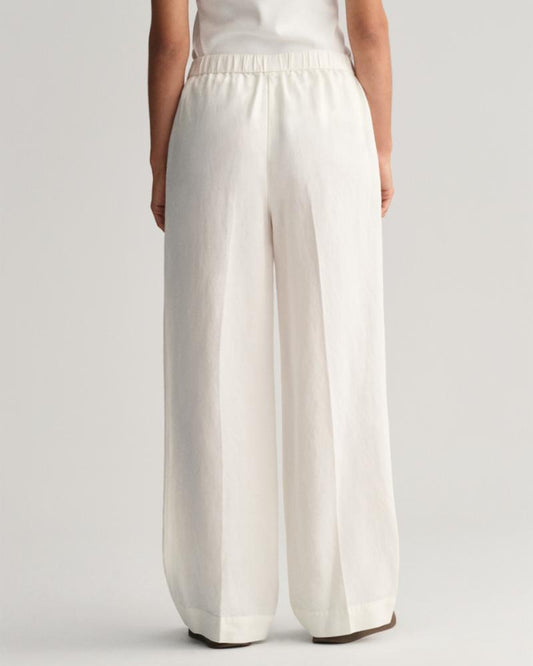 Linen Viscose Pull-On Pants