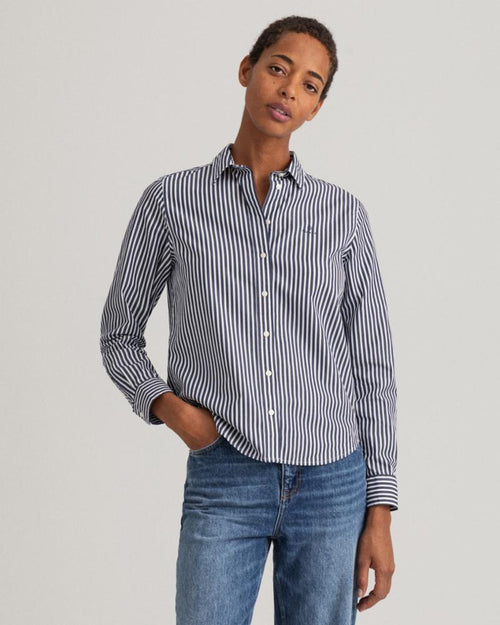 Gant Apparel Womens REG BROADCLOTH GINGHAM SHIRT 614