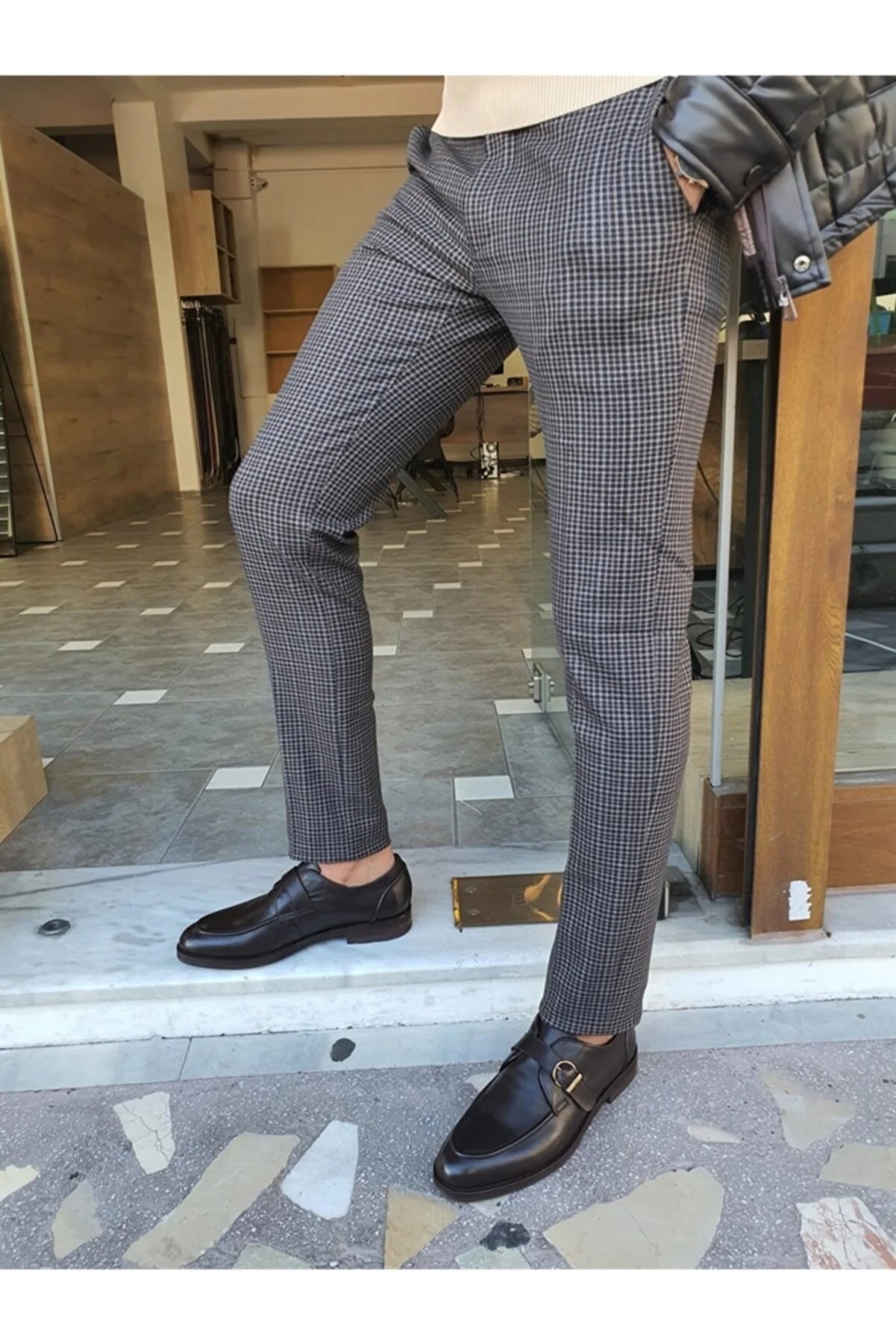 AJ Slim Fit Cotton Pants