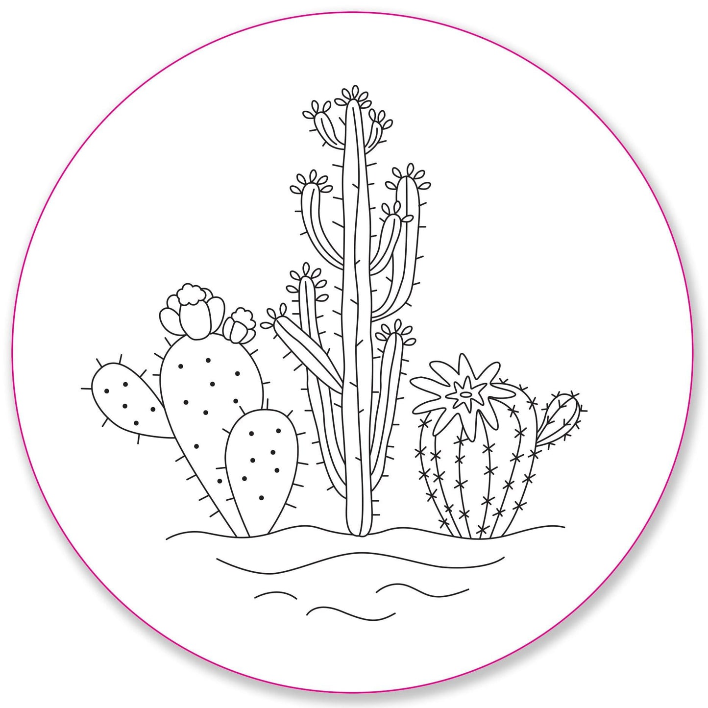 blooms & succulents embroidery pattern set - the salty hive