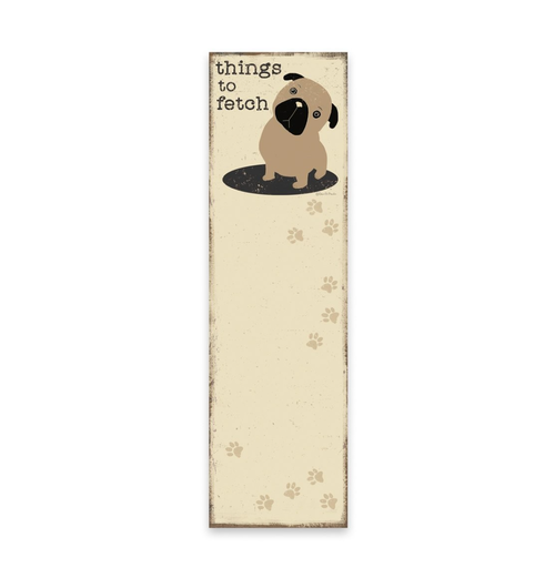 things to fetch dog notepad - the salty hive