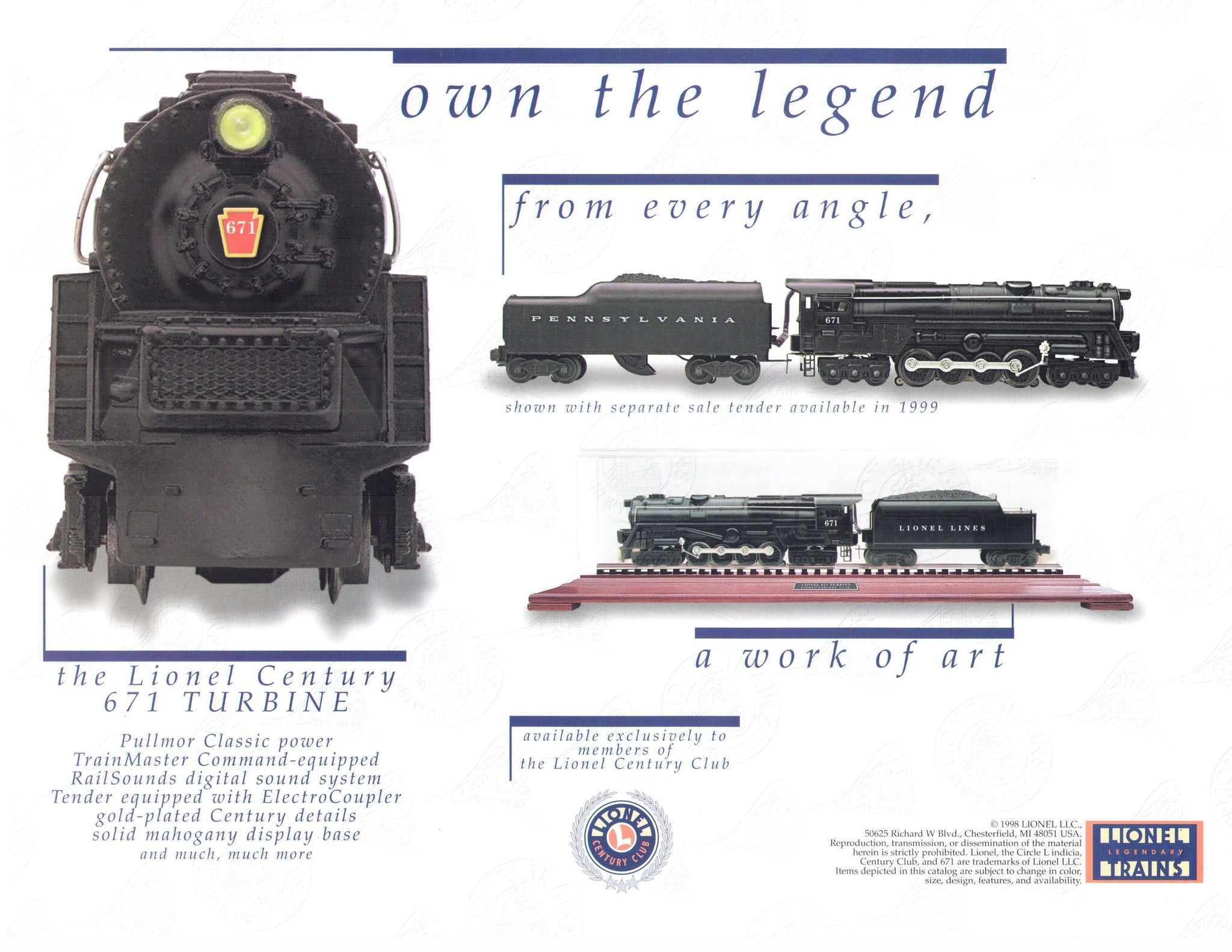 lionel 671 train set