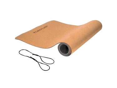 Yogamatte im Test: Tunturi Trainingsmatte Kork TPE Yoga Matte Eco Friendly