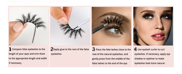 How to Put on Fake Eyelashes in 5 Easy Steps