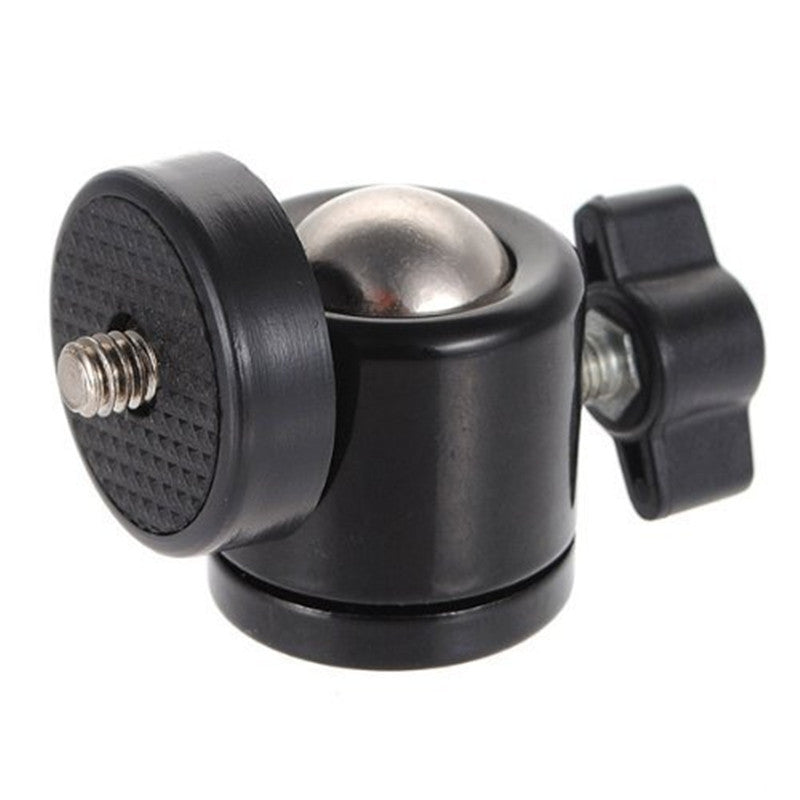 1/4" Swivel Mini Ball Head Screw Tripod Mount