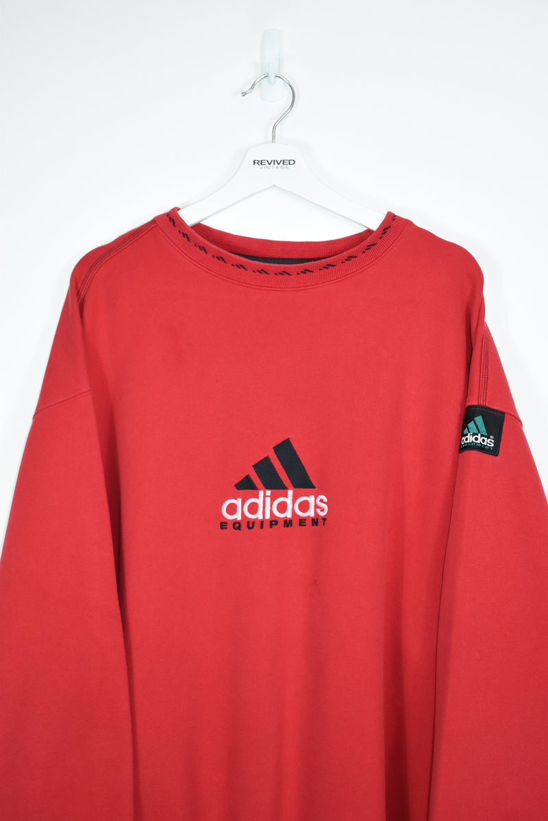 red adidas equipment sweatshirt