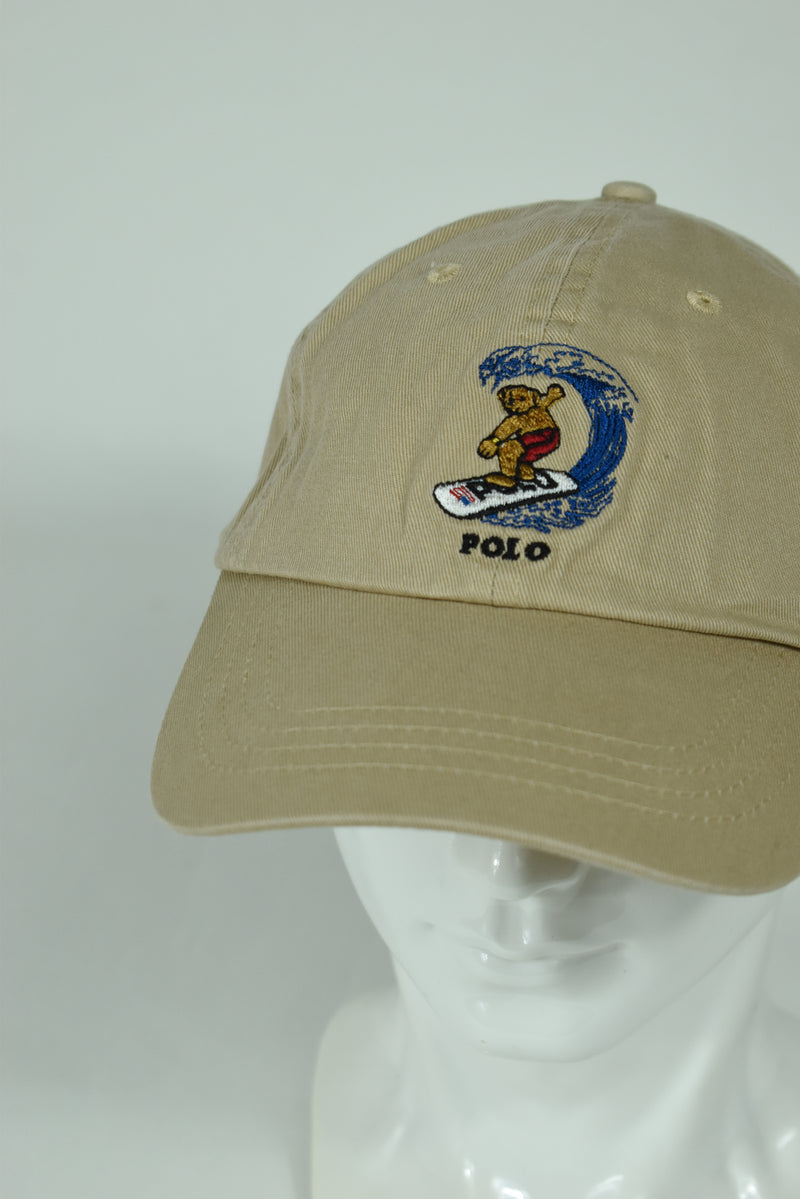 polo bear surfing hat