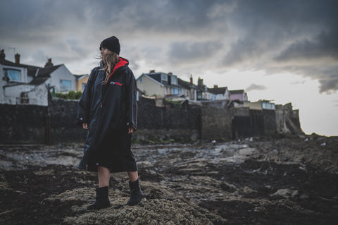 Dryrobe black/red appledore