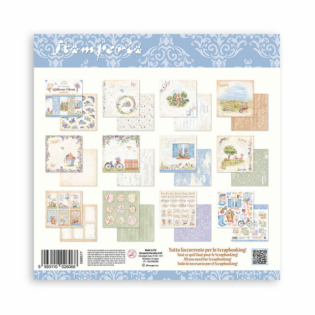 Stamperia - Welcome Home - 12x12 Paper Pad – Cheryl Simone Crafts