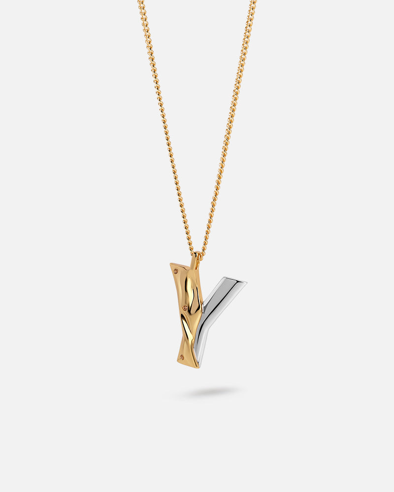 Letter E Necklace  Basique® Jewelry