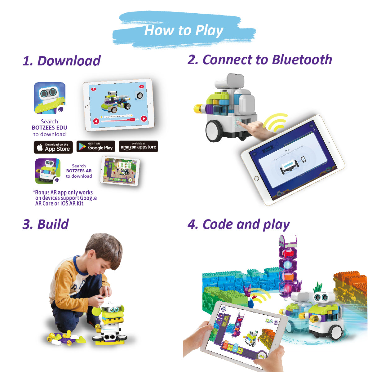 How to play Botzees Robotic toys