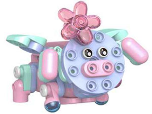 Happy Pig - Botzees GO! - Unicorn Set