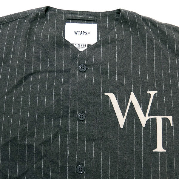 WTAPS LEAGUE LS COTTON. FLANNEL. STRIPE rsuganesha.com