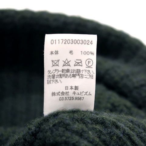 日本激安ネット通販 visvim（ビズビム） KNIT BEANIE COTTONネイビー