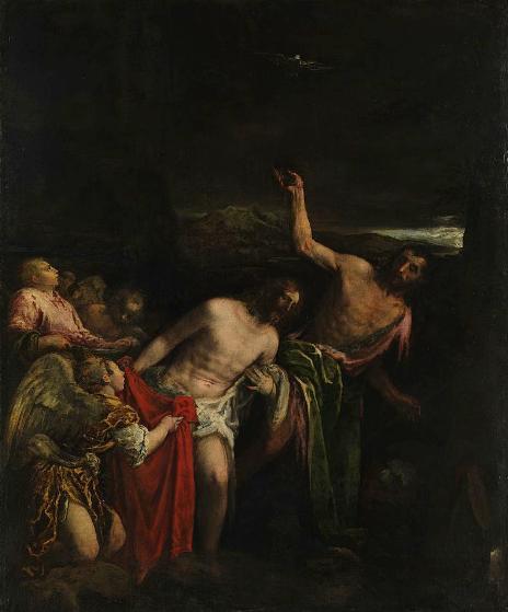 The Baptism of Christ, Jacopo Bassano
