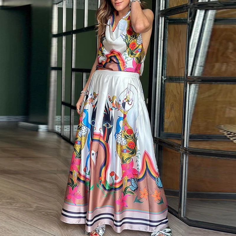 Elegant Lace-Up Loose Party Dress for Women - Image 7