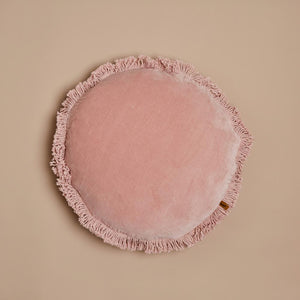 Cushion Velvet Round - Pink