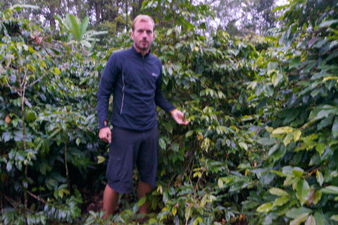 Founder of Rounton Coffee David Beattie in Sumatra