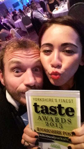 David and Tracy at Yorkshire’s Finest Taste Awards