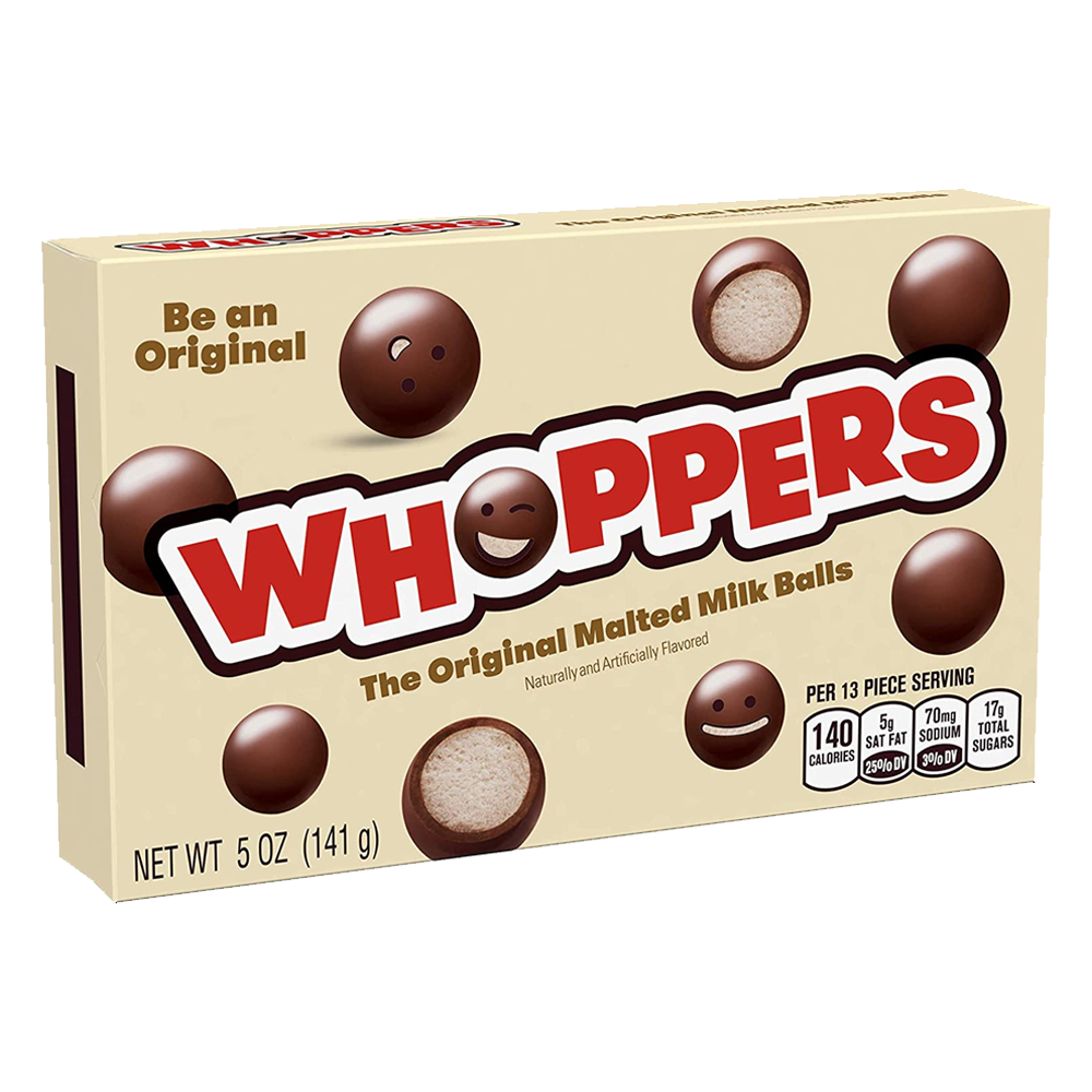 Hersheys Whoppers Original Malted Milk Balls Theatre Box 141g Candy Store 4 You 