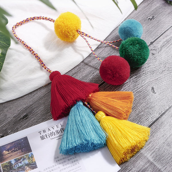 Bohemian Tassels and Pompoms