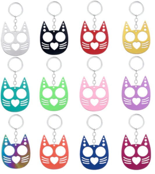 Kitty Cat Ear Defense Keychain - Full Set of 12 Colors