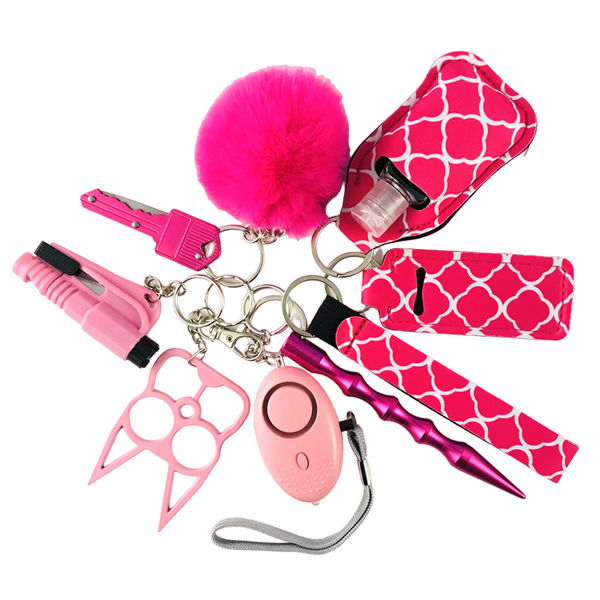 Magenta Bling Defensive Weapons 9-Piece Set