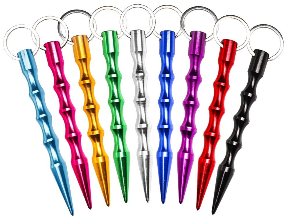 Polished Pointed Kubaton Group of 9 Rainbow Colors