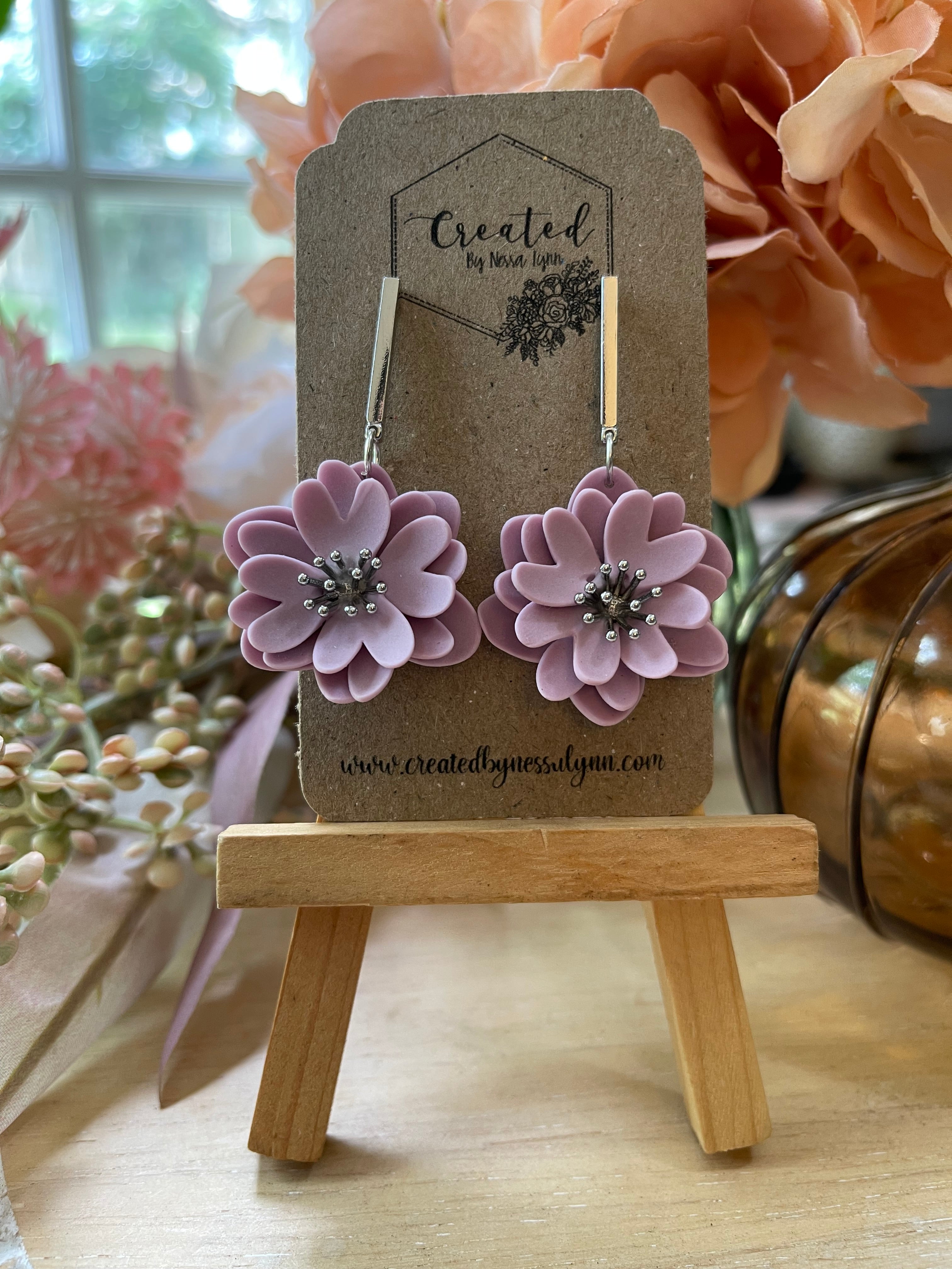 Lilac Flower Dangle