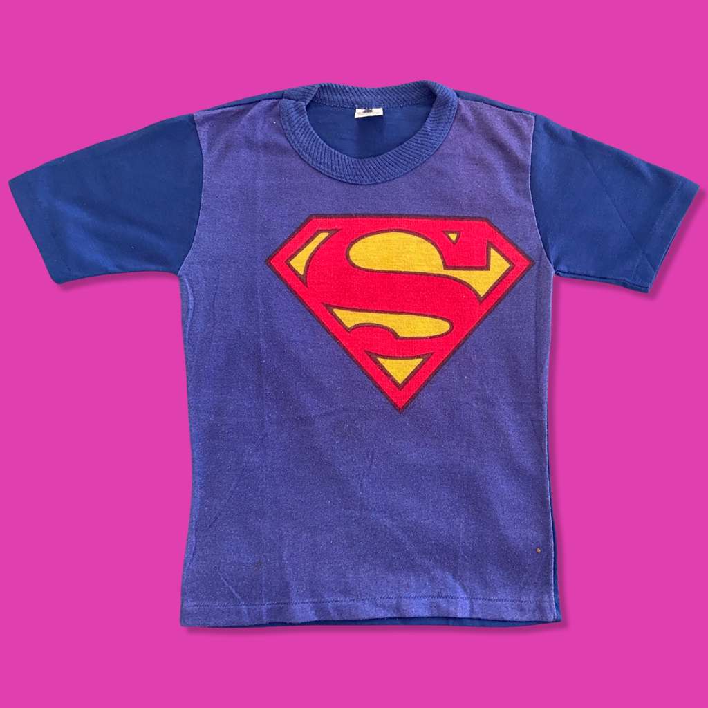 Kids Superman | 1978 T-Shirt 4/5T Nanaman Logo VINTAGE