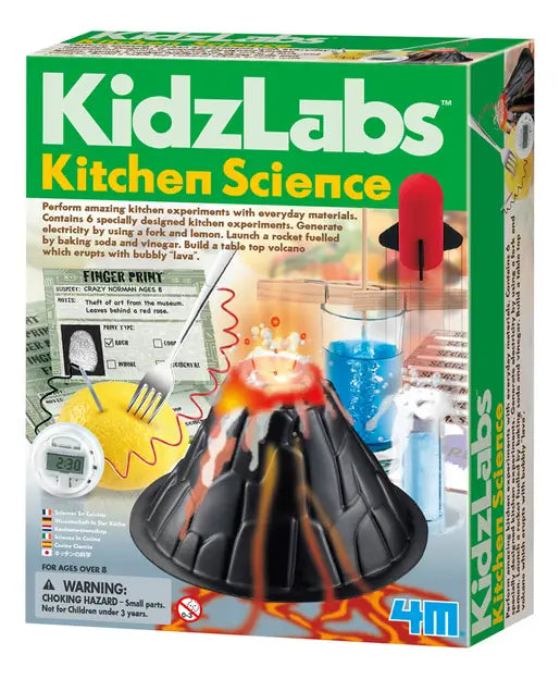 4M Kitchen Science Stem Science Kit-6 Different Experiments
