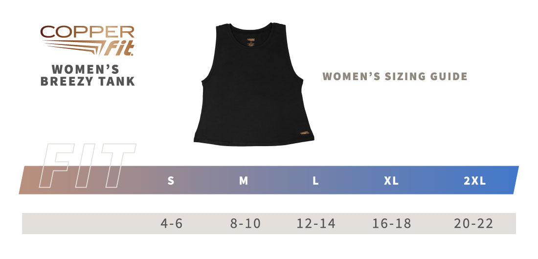 Energy Women's Short Sleeve Crew size guide