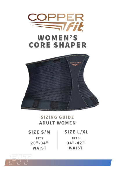 Copper Fit Women's Small/Medium Standard Core Shaper, Black – ASA College:  Florida
