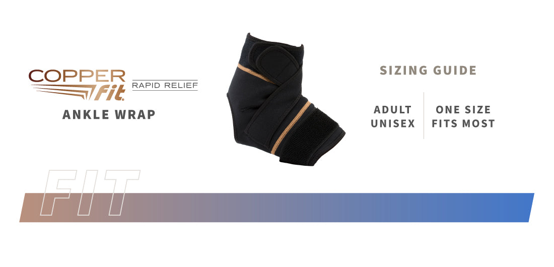 Rapid Relief Ankle & Foot Wraps Available at Copper Fit USA®